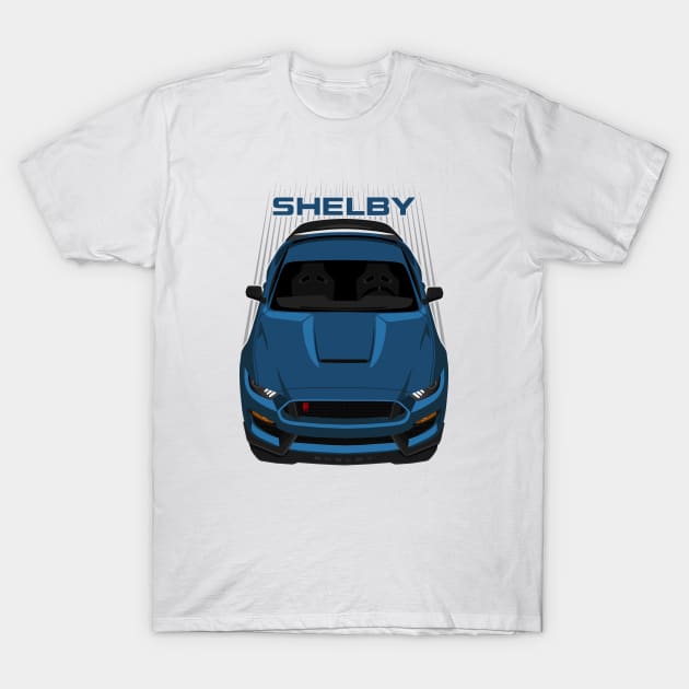 Ford Mustang Shelby GT350R 2015 - 2020 - Ford Performance Blue T-Shirt by V8social